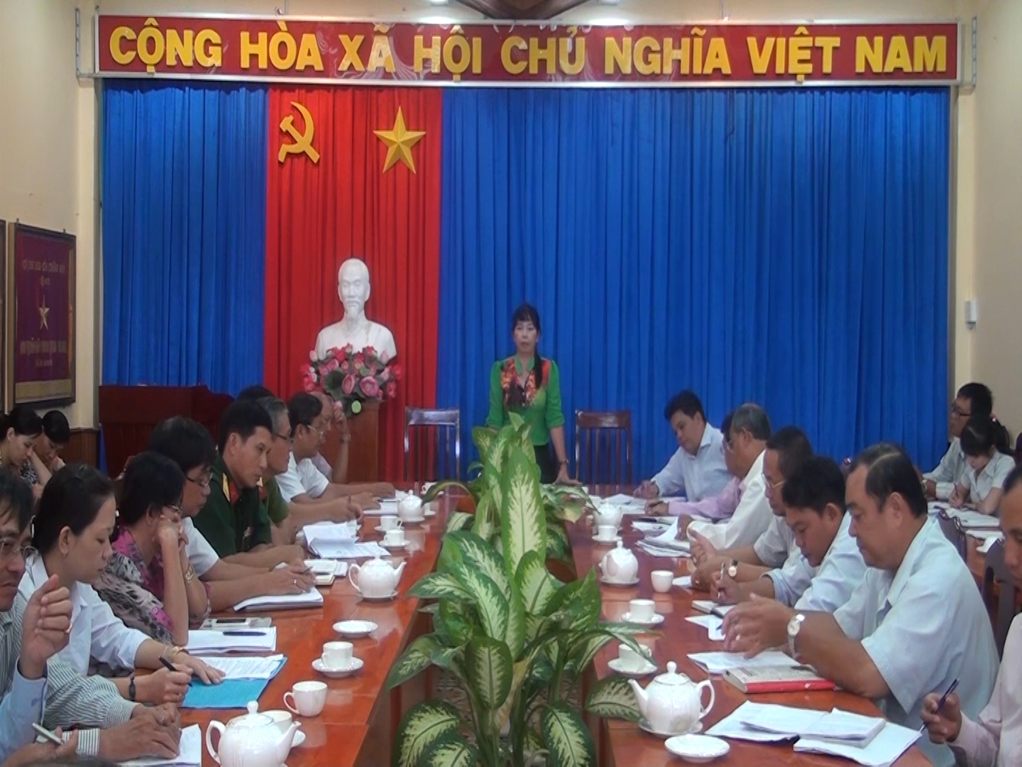 UBND huyện Thoại Sơn sơ kết 9 tháng công tác chỉnh trang đô thị và phát triển du lịch
